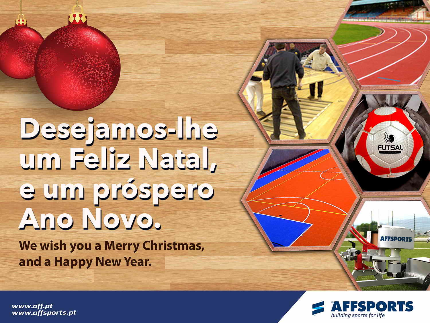 Desejamos-lhe um Feliz Natal e um próspero Ano Novo - AFFSPORTS