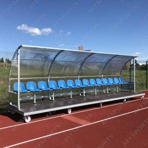 Banco Suplentes AFFSPORTS com Estrado com Rodas