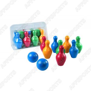 Bowling em espuma coberta 8 Garrafas e 2 Bolas
