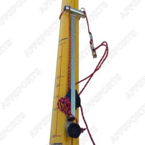 Postes Voleibol e Ténis Praia AFF Alumínio Amarelo 110mm com Driça