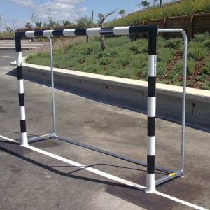 Baliza Mini Andebol e Futsal 2,6x1,8m Perfil Redondo
