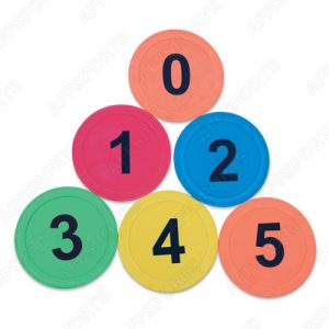 Bases Coloridas em Borracha 6 UN (0-5)
