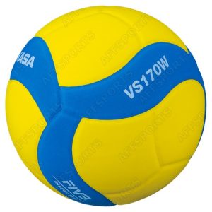 Bola de Voleibol Mikasa Iniciação / Formação FIVB+FPV VS170W-Y-BL