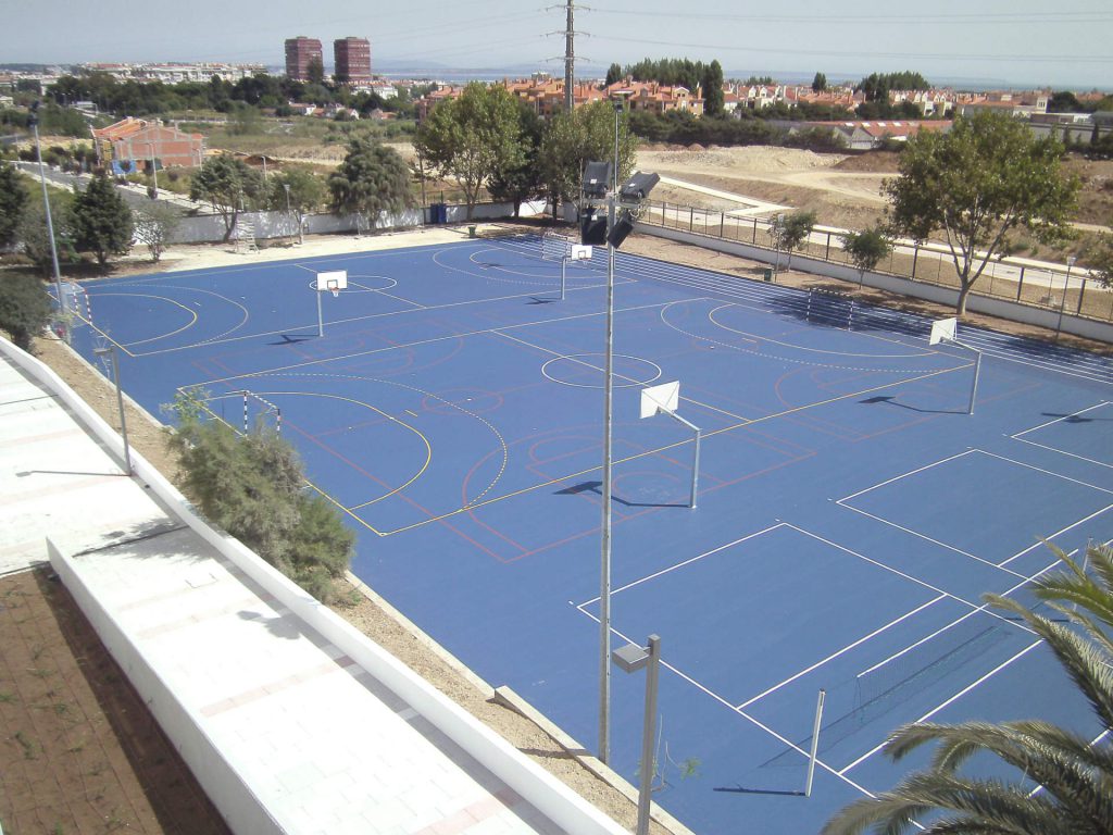 Piso Desportivo de Resina Sintética