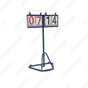 Placard manual com 4 dígitos (2 +2) em estrutura de aço termolacado