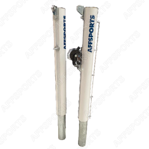 Postes Ténis AFF Alumínio Branco 110mm com Guincho