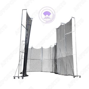 Gaiola de protecção para lançamento de disco e/ou martelo