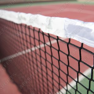 Rede Ténis 4mm PPHT 4,5X4,5cm Ent. 12,80x1,07m S/Nós EN 749 Preta Competição