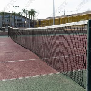 Rede Ténis 3mm PPHT 4,5X4,5cm Ent. 12,80x1,07m S/Nós EN 749 Preta