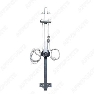 Conjunto de calhas para fixação de rede voleibol na parede (com driça)