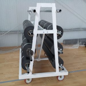 Carro Transporte Armazenamento para Rolos Piso
