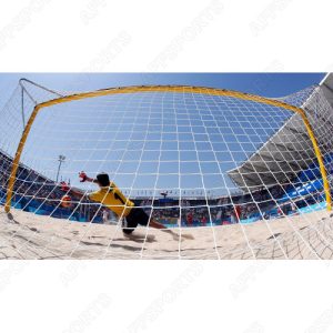 Baliza Futebol Praia Alumínio Redondo 110mm Amarelo